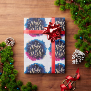 Neon-Glückwunsch-Design Geschenkpapier