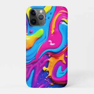 Neon-Glühende Flüssigkeit-Spritzer-Kunstwerk Case-Mate iPhone Hülle