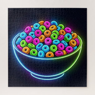 Neon-Glühende Müslischale