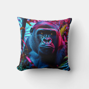 Neon Gorilla Kissen
