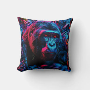 Neon Gorilla Kissen