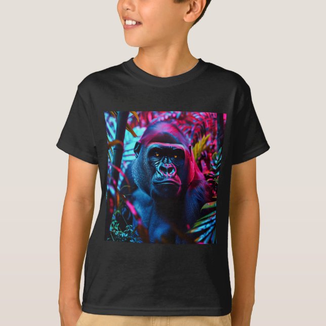Neon Gorilla T-Shirt (Vorderseite)
