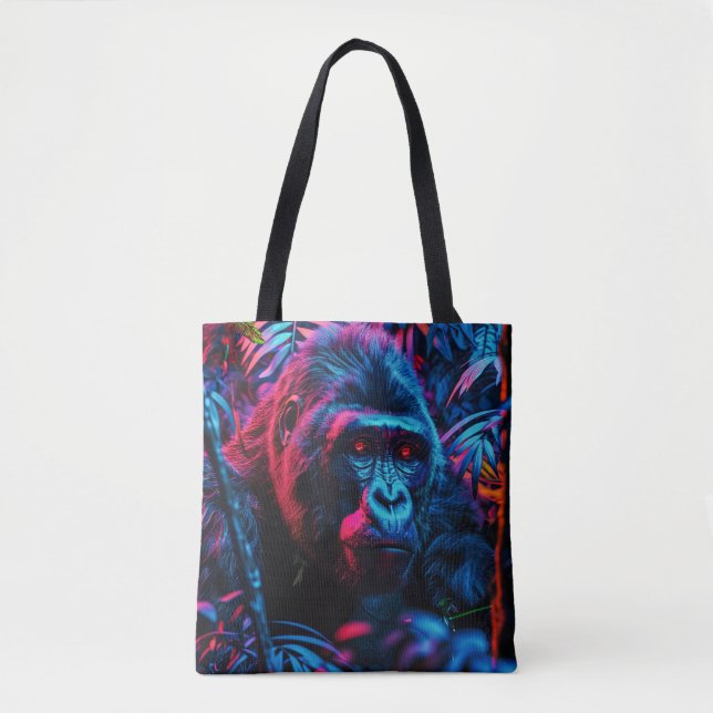 Neon Gorilla Tasche (Vorderseite)