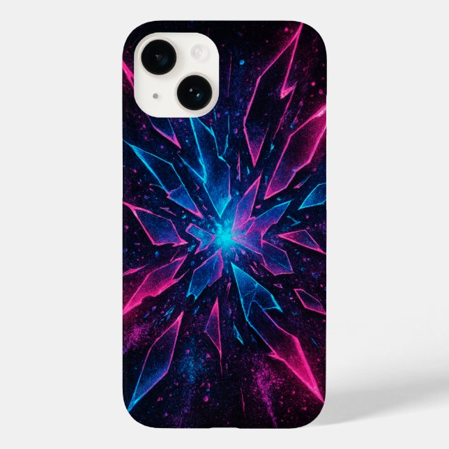 Neon Graffiti iPhone Case - Urban Streetwear Gesch (Rückseite)