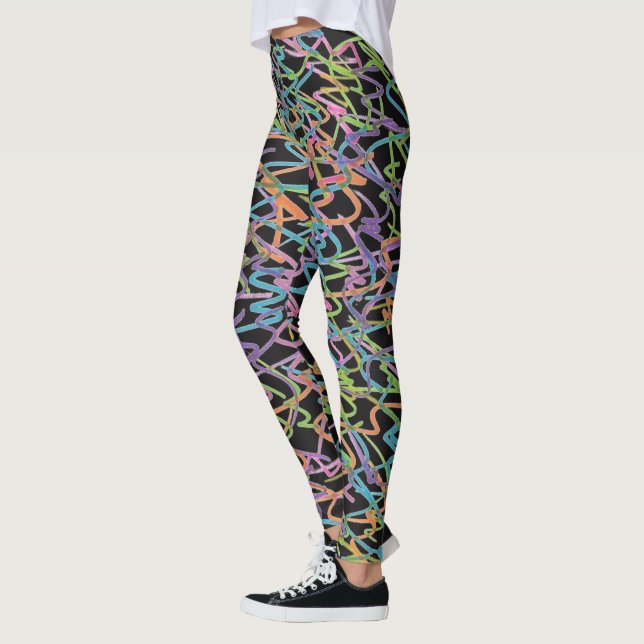 Neon Graffiti Leggings (Links)