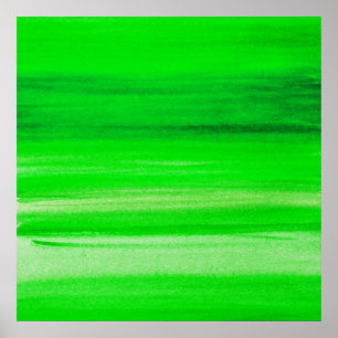 Neon Green Backdrop Wasserfarbe Abstrakt Hintergru Poster