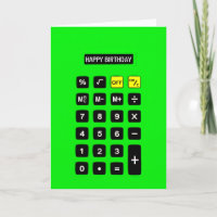 Neon Green Birthday Calculator
