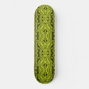Neon Green Black Skateboard