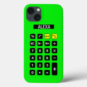 Neon Green Calculator mit Keypad Case-Mate iPhone Hülle