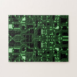 Neon Green Circuit Board | Herausforderung