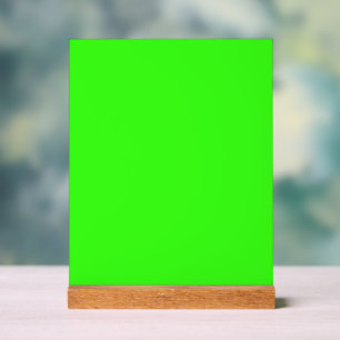 Neon Green Custom Acrylic Sign Acrylschild