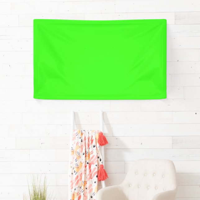 Neon Green Custom Event Banner (Insitu)