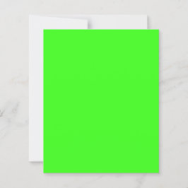 Neon Green Custom Paper Sheet
