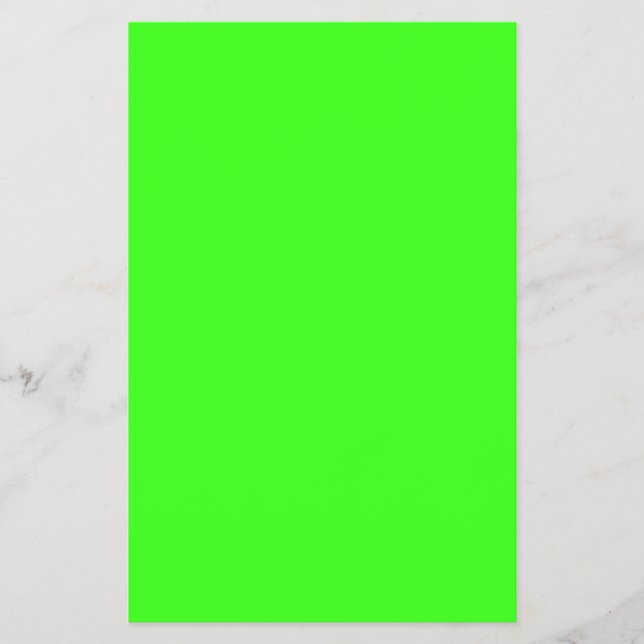 Neon Green Customizable Flyer (Vorne)