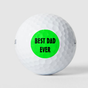 Neon Green Elegante Golfer Der schönste Vater der  Golfball