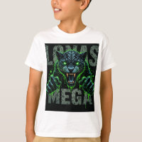 Neon Green Glow T - Shirt von Kid