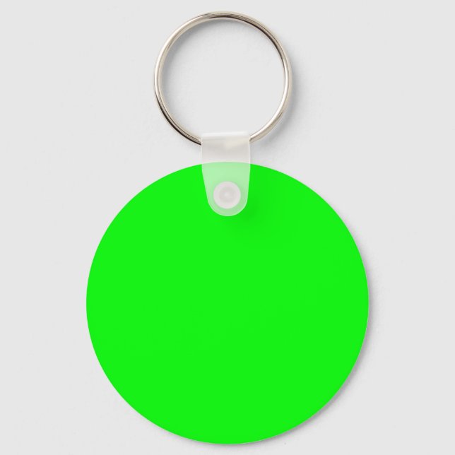 Neon green hex 00FF00 Schlüsselanhänger (Vorderseite)
