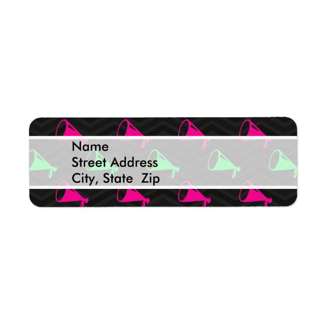 Neon Green, Hot Pink, Cheerleader, Black Zickzack (Vorne)