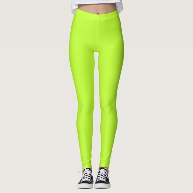 Neon Green Leggings (Vorderseite)