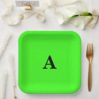 Neon Green Monogram Erstweiser Niedlich 2023