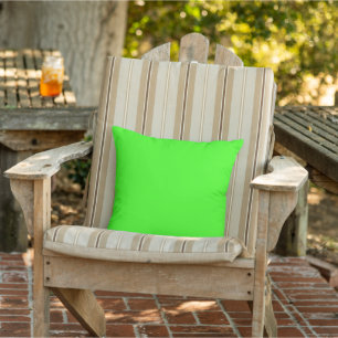 Neon Green Outdoor Throw Kissen
