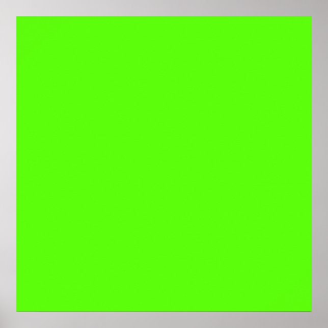 Neon Green Poster (Vorne)