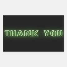 Neon Green Sign Trendy Vielen Dank