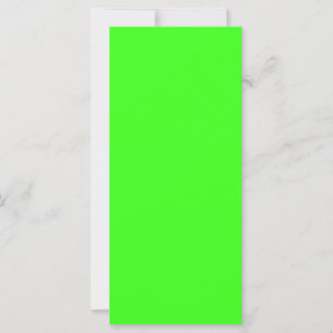 Neon Green Slim Flat Card - Anpassbar