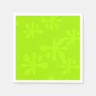 Neon-Green Slim Spaß Kinder Party-Papier Serviette