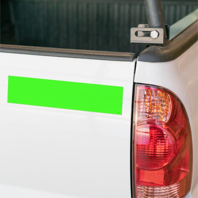 Neon Green Solid Color | Classic Autoaufkleber (Auf Lkw)