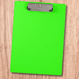 Neon Green Solid Color | Classic Klemmbrett