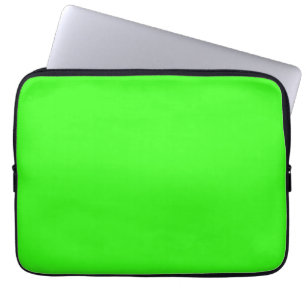 Neon Green Solid Color   Classic Laptopschutzhülle