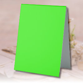 Neon Green Solid Color | Classic Tischaufsteller
