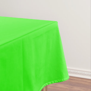Neon Green Solid Color Tischdecke