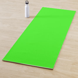 Neon Green Solid Color Yogamatte