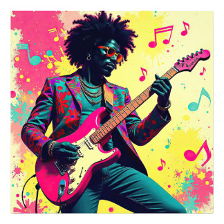Neon Groove Collective – Psykedelisk Konst & Musik Fotodruck
