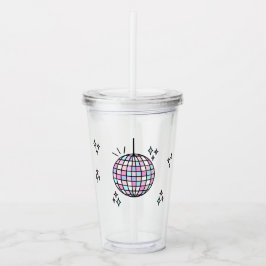 Neon Groovy Disco Acryltrinkbecher