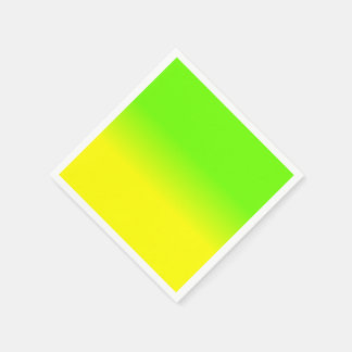 Neon Grün und Neon Gelb Ombré Farbverlauf Serviette