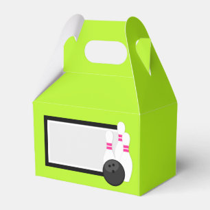 Neon-grüne Bowling-Geschenkboxen Geschenkschachtel