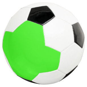 Neon-grüne maßgeschneiderte Fußball
