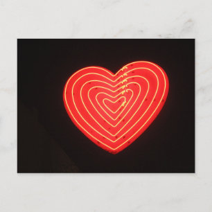 Neon Heart 2 Postkarte