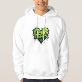 Neon Heartbeat Hoodie