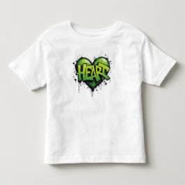 Neon Heartbeat Kleinkind T-shirt