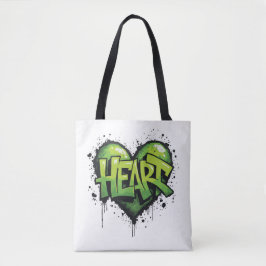 Neon Heartbeat Tasche