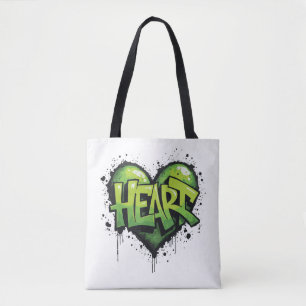 Neon Heartbeat Tasche