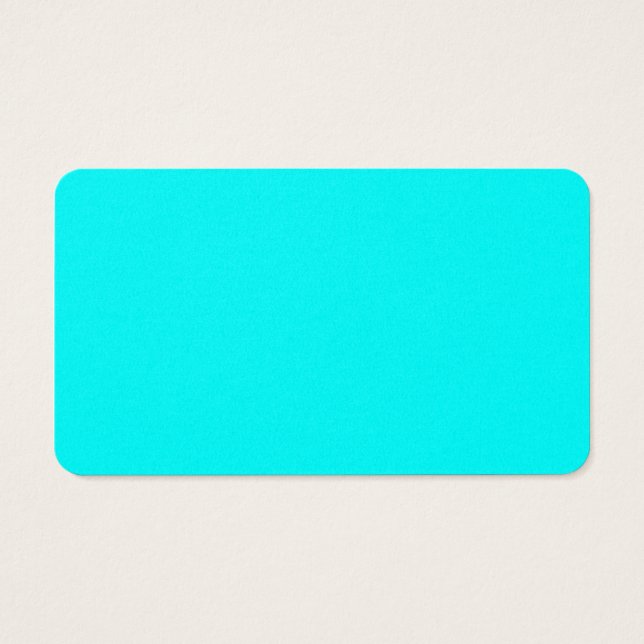 Neon hellblauer Hex Code 00ffff (Rückseite)