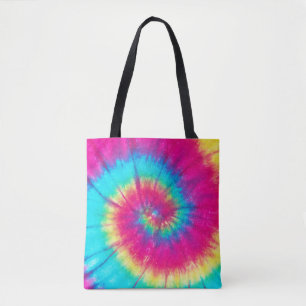 Neon Helle Retro-Tie-Dye Tasche