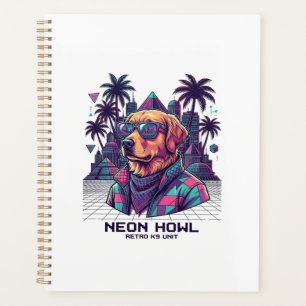 Neon Heul Retro K9 Einheit Hunde Sonnenbrille Palm Planer