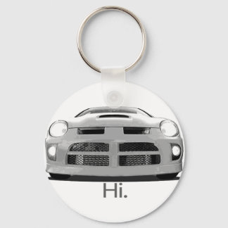 Neon "Hi". Schlüsselanhänger