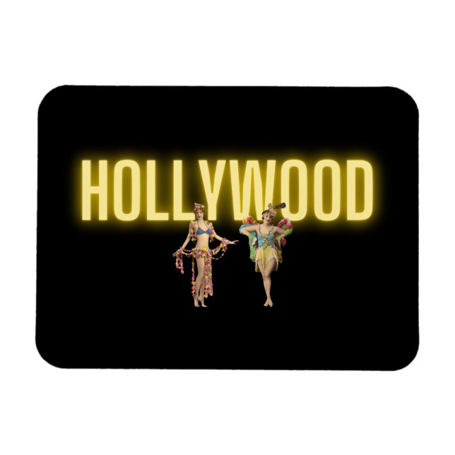 Neon Hollywood & Vintag Beauties Magnet (Horizontal)